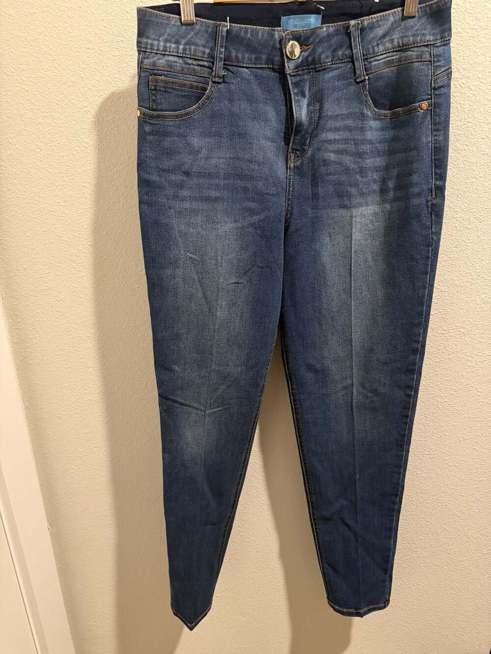 Draper James RSVP Women's Blue Denim Skinny Jeans Size 10